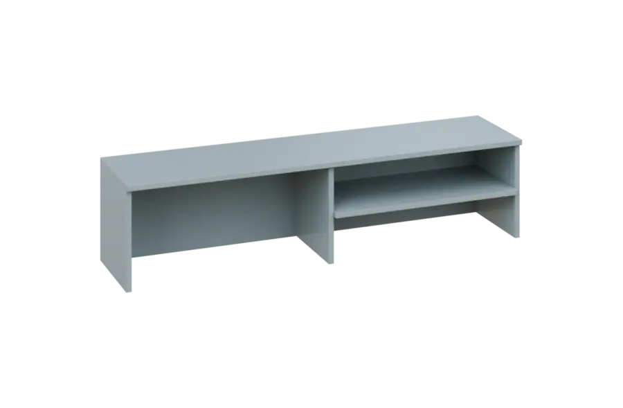 CNN 2 - 142 nástavba stolová, deska 25 mm, 342x1400x340, šedá